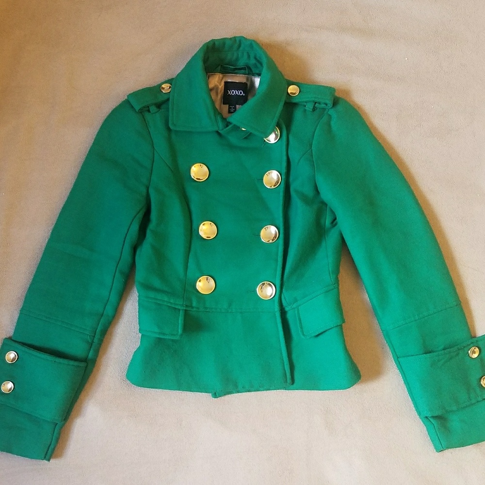 XOXO-Kelly Green Jacket